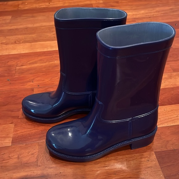 NWT The Drop Stella Midshaft Rainboot Navy - Picture 7 of 8